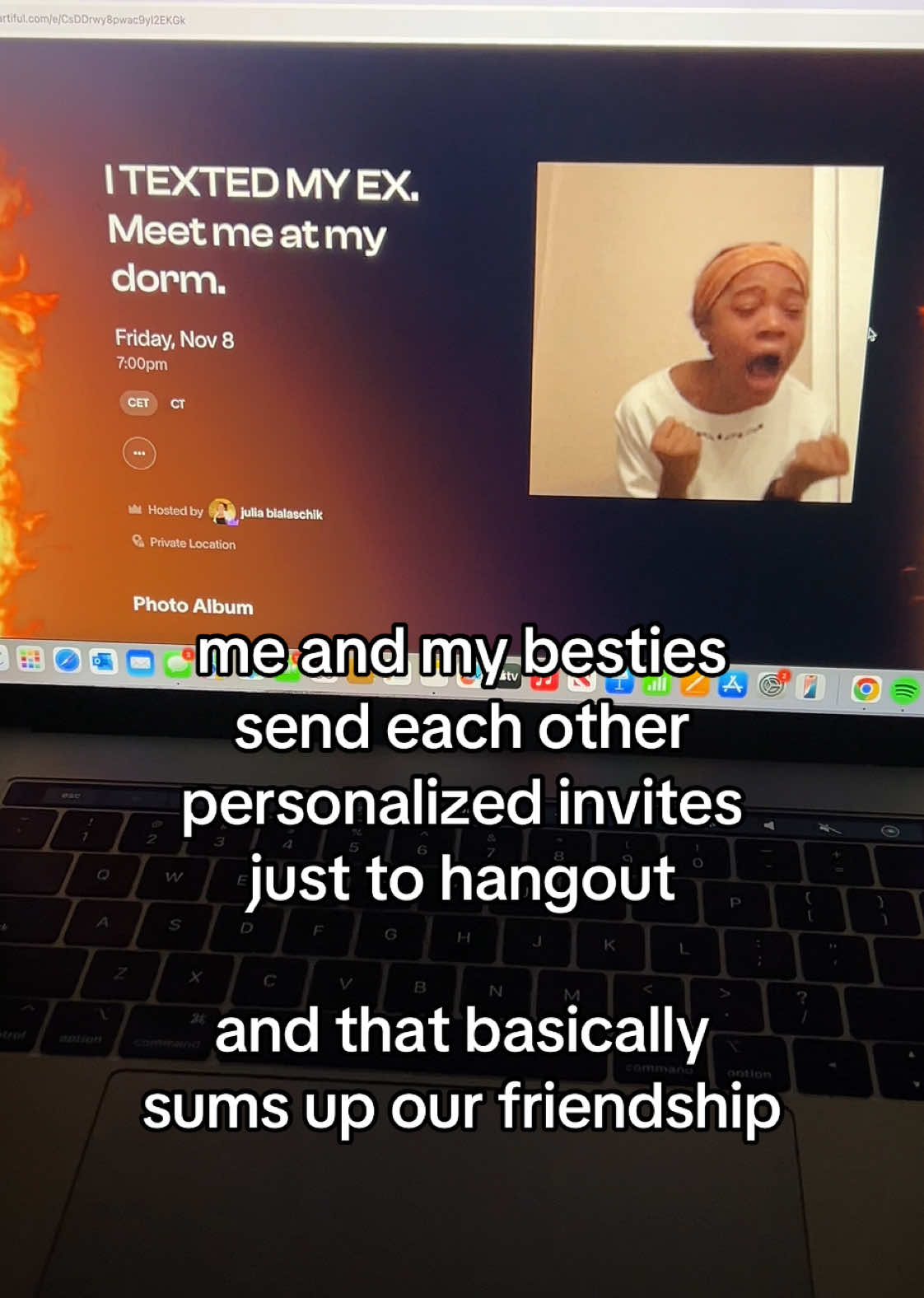 obsesseddd with @Partiful  #partiful #invitationmaker #hangout #cleangirl #besties #itgirl #girlsgirl #evite #party #partyinvites #invites #collegelife 