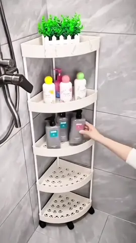 Maganda sa banyo. Mura lang. Aesthetic na❤️ #Bathroom #bathroommakeover #organizer #shelf #bathroomcornershelf