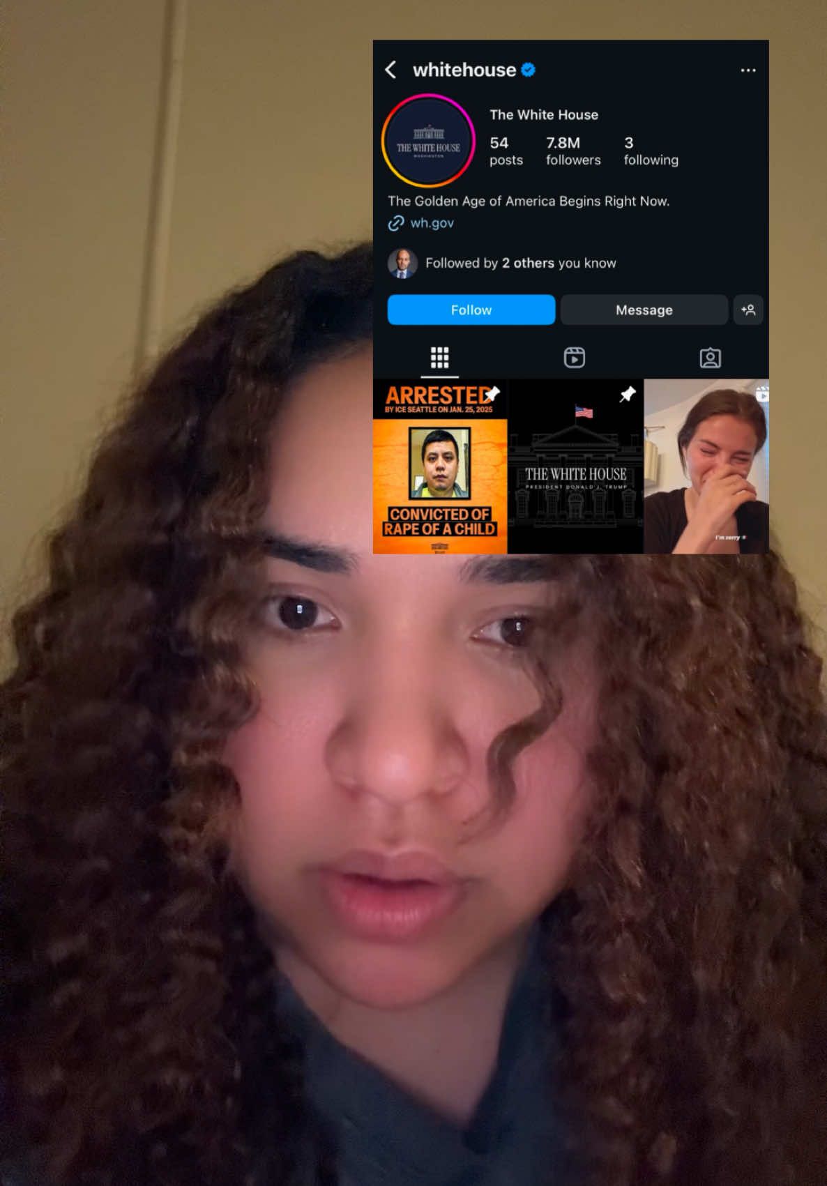 La casa blanca posteando el video de Selana Gómez llorando. #selenagomez #boricua #latinacontentcreator 