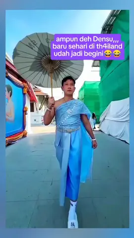 ampun deh bang Densu, baru sehari di Thailand udah begini🤣🤣🤣🤣 #virall #trendingvideo #densu #fypシ゚viral #news #newarrivals #lucu #kocak #funny #ngakak #foryourpage #tawa #denisumargo #thailand 