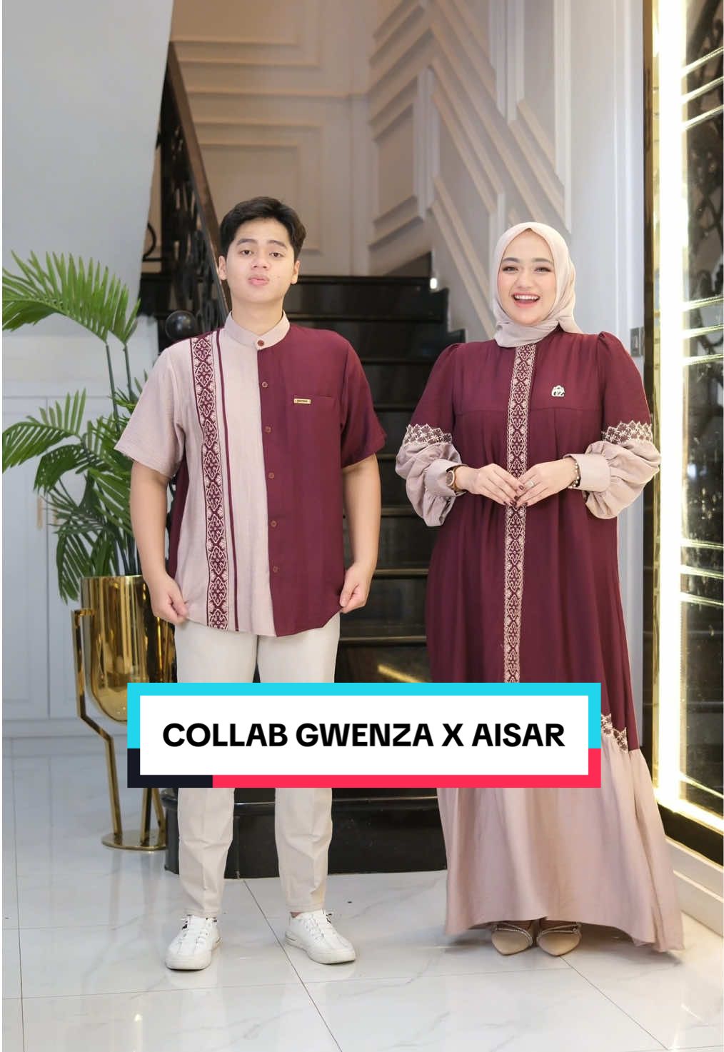 NEW COLLECTION‼️ Besok #launchingcollaborasi Gwenza X @AisarSultanMalaysia langsung join besok livenya di 2.2 di akun @aisarsultanmalaysia 😍 #gwenza #debylianti #fyp #fashion #OOTD #style #lebaran #sale #collaboration #aisarkhaledd #joinlive #tiktok 