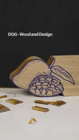 Carving mango #DIY #woodcarving #woodwork #dqgwoodanddesign 