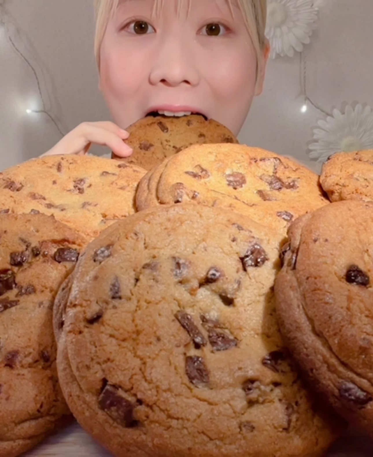 チャンククッキー🍪 Chocolate Chunk Cookies🍪 #tiktokasmr #mukbang 