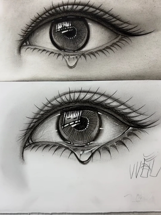How To Draw a Realistic Eyes 👁️ ✏️ . . . #draw #eyes #howtodraw #artistsoftiktok #drawingchallenge #drawingforbeginners #pencildrawing #drawingideas #drawingprocess 