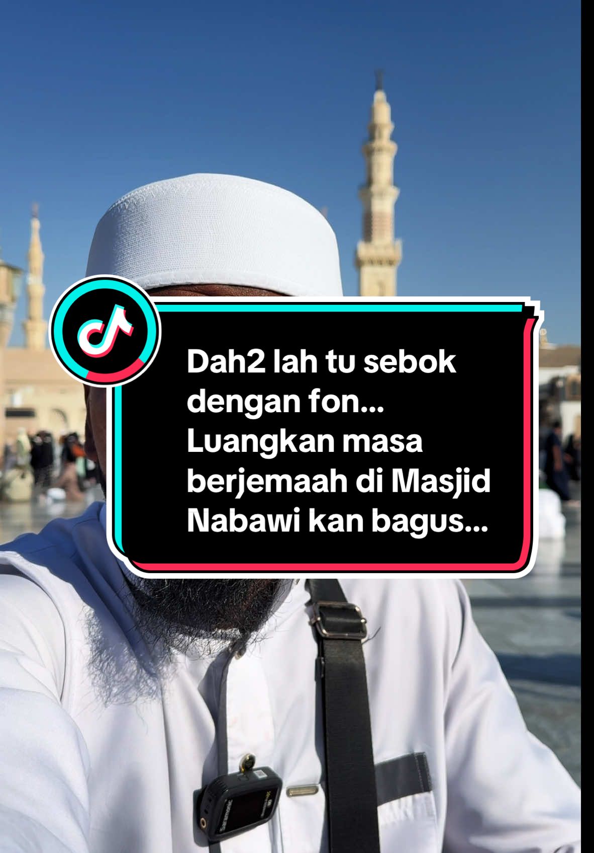 Daripada buang masa dalam bilik main fon tak habis2… baik rebut peluang gi iktikaf di Masjid Nabawi… #foryou #fyp #fypage #fyppppppppppppppppppppppp #fypdongggggggg #fypシ゚ #fypp #fyyyyyyyyyyyyyyyy #fyy #fypdong #fypviral #fyptiktok #videostar #video #videoviral #videoviralitiktok #masuk #masukberanda #masjidnabawi #madina #rasulullah #syafaatnabimuhammad #kubahhijau #nasihat #mutawwifashraf #khadimulharamain 