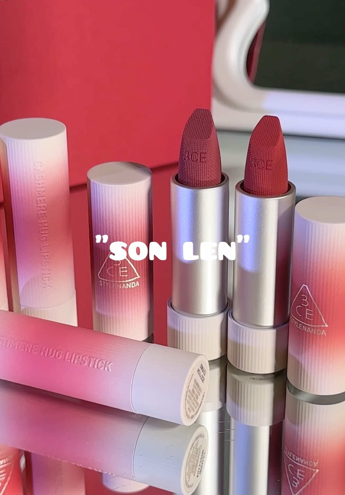 Son thỏi 3CE Cashmere Hug Lipstick #goclamdep #3CE #3andChịEm #3ậtSắcEm #3CEchinhhangshopee