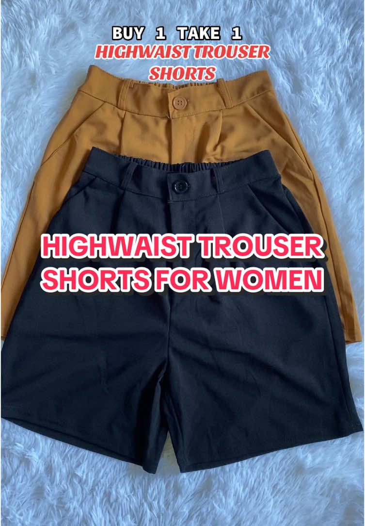 Ang ganda mga beh 199 lang yan dalawa na ✨😍 #highwaistshorts #tousershortwithbotton #trousershortsoutfit #fypage #fypシ゚ #fypシ゚viral🖤tiktok 