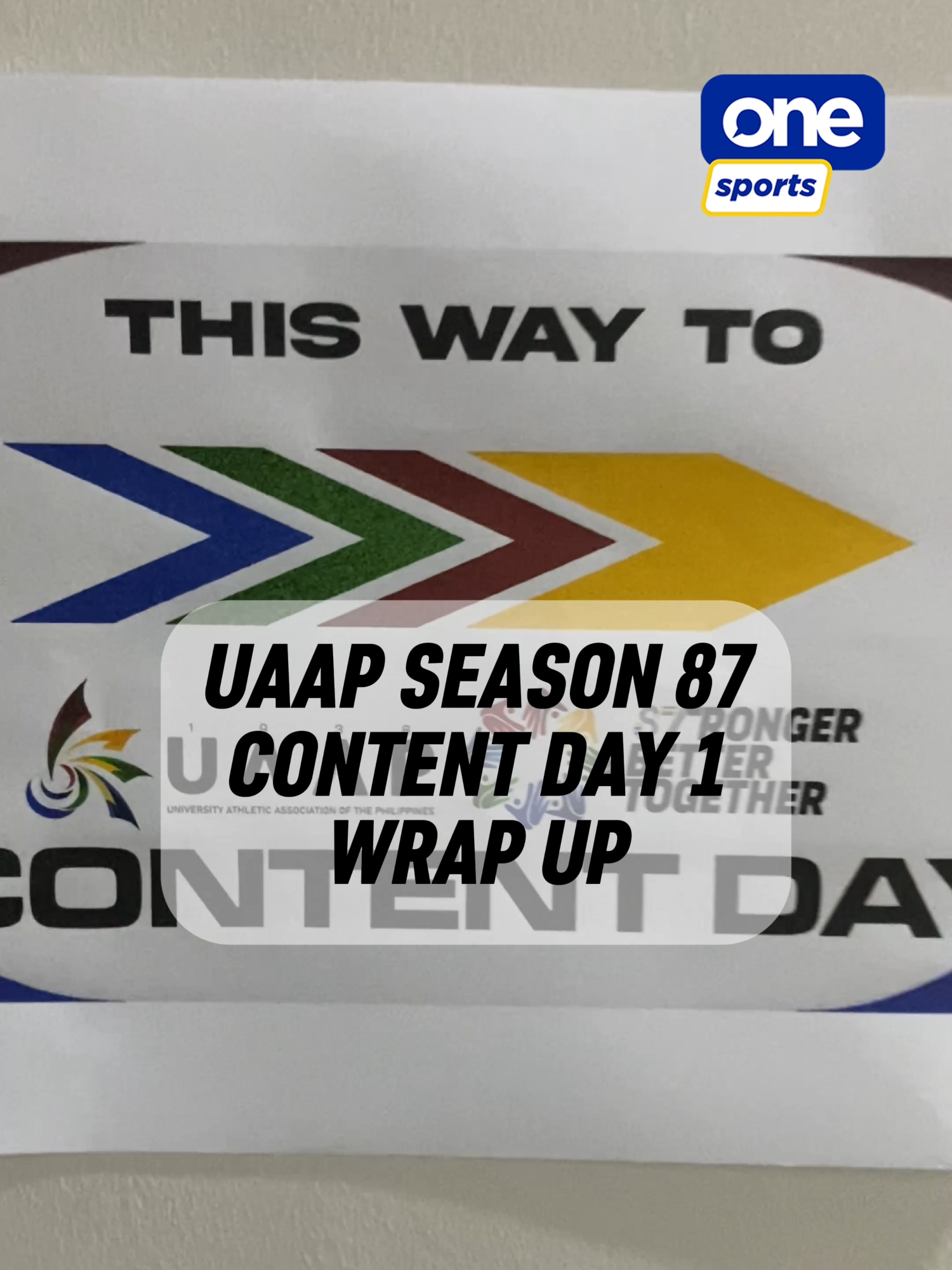 SERVING SOME COLLEGIATE ACTION 🔜  Eight UAAP volleyball teams have showed up with their ultimate excitement during the #UAAPSeason87 Content Day 1, with the season officially starting this February 15. | via Bettina Dabu/One Sports   #OneSports #StrongerBetterTogether #LegendsStartHere