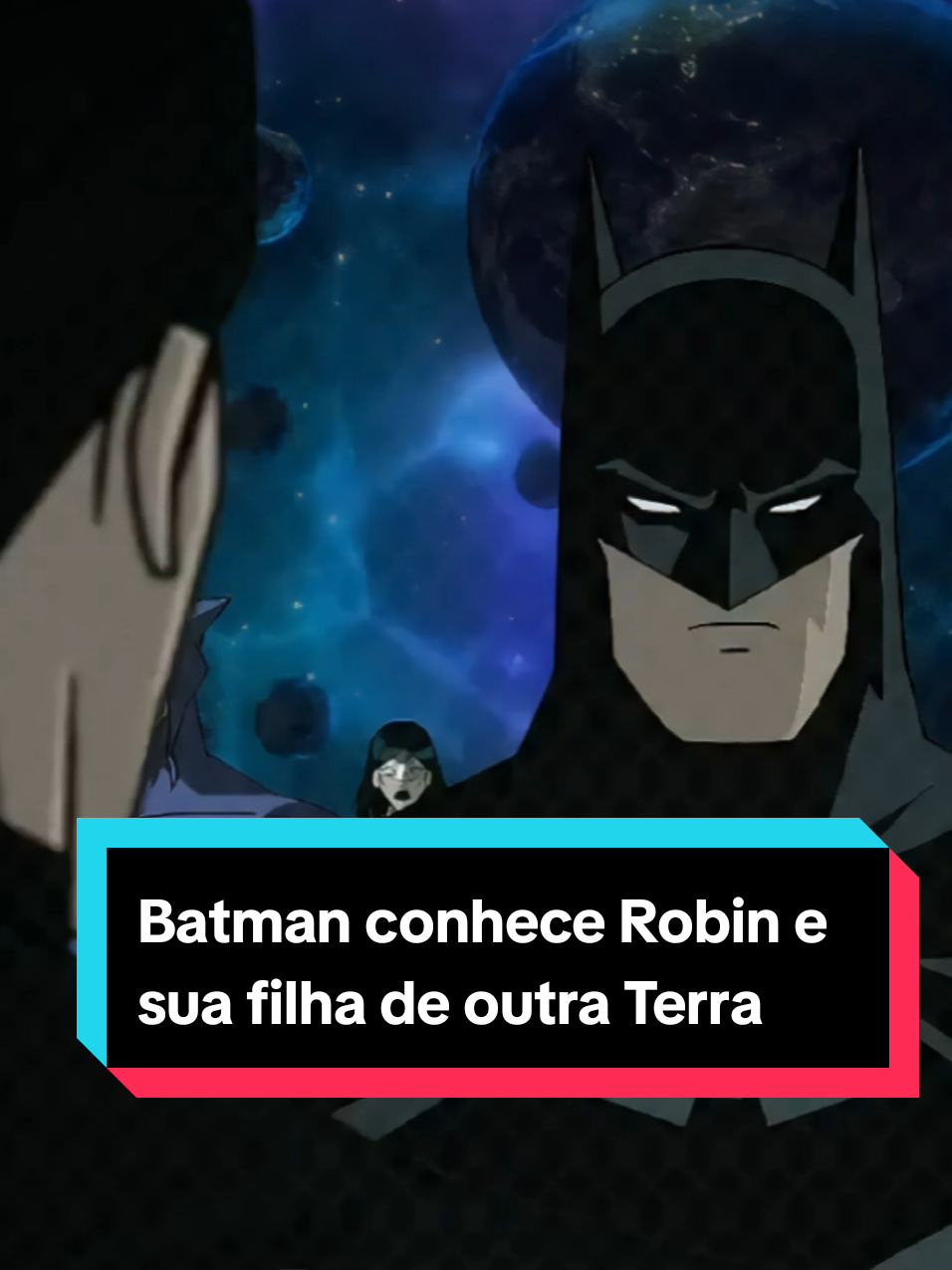 Durante a crise nas infinitas terras, Batman tem a oportunidade de conhecer não só o Robin mas sua filha de outra Terra. Confiram este momento. #robin #batman #caçadora #batmancortes #dccomics 