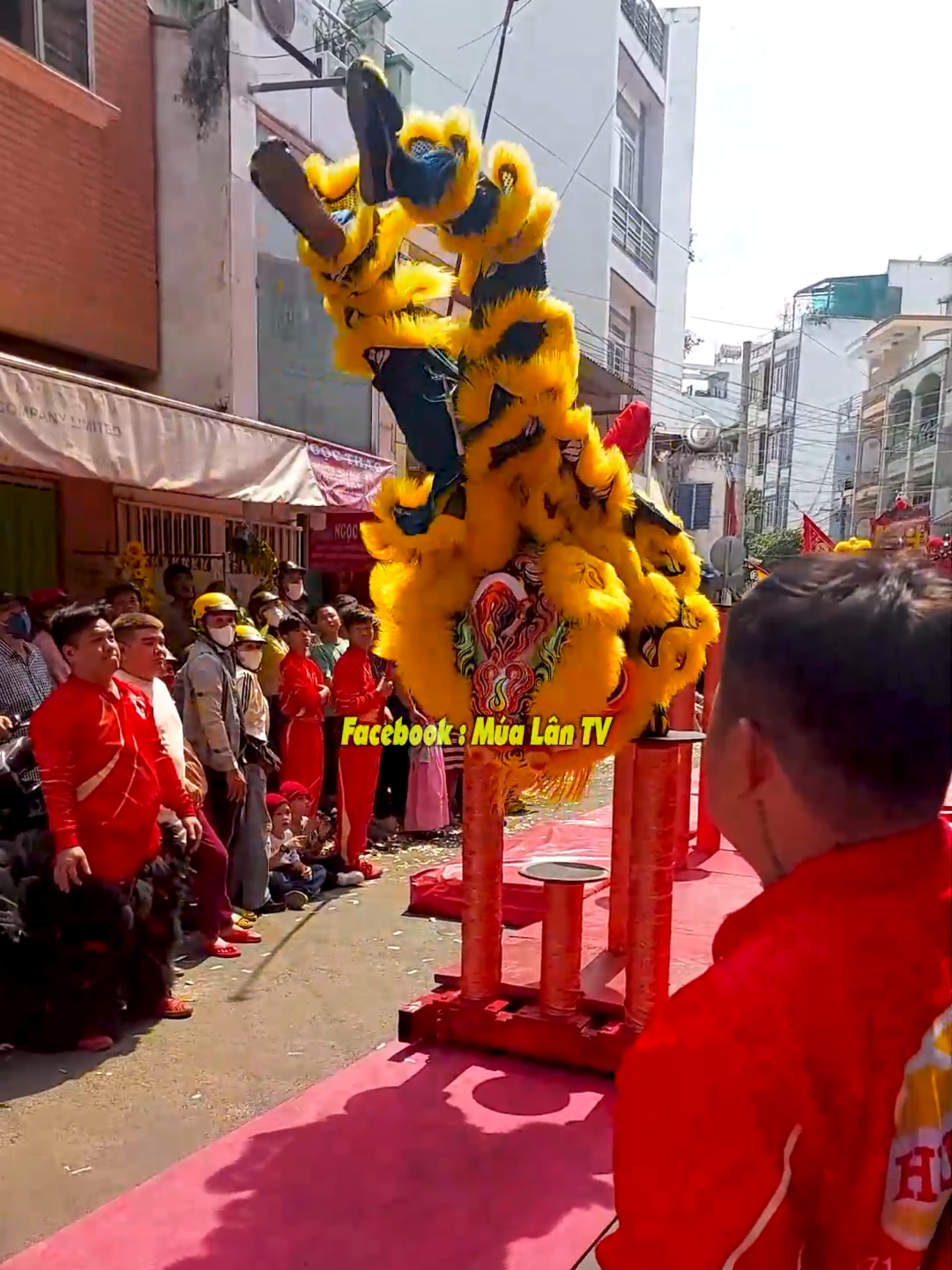 Tinh Anh Đường Múa Lân Lộn Santo Quá Đẳng Cấp #mualan #mualansurong #liondance