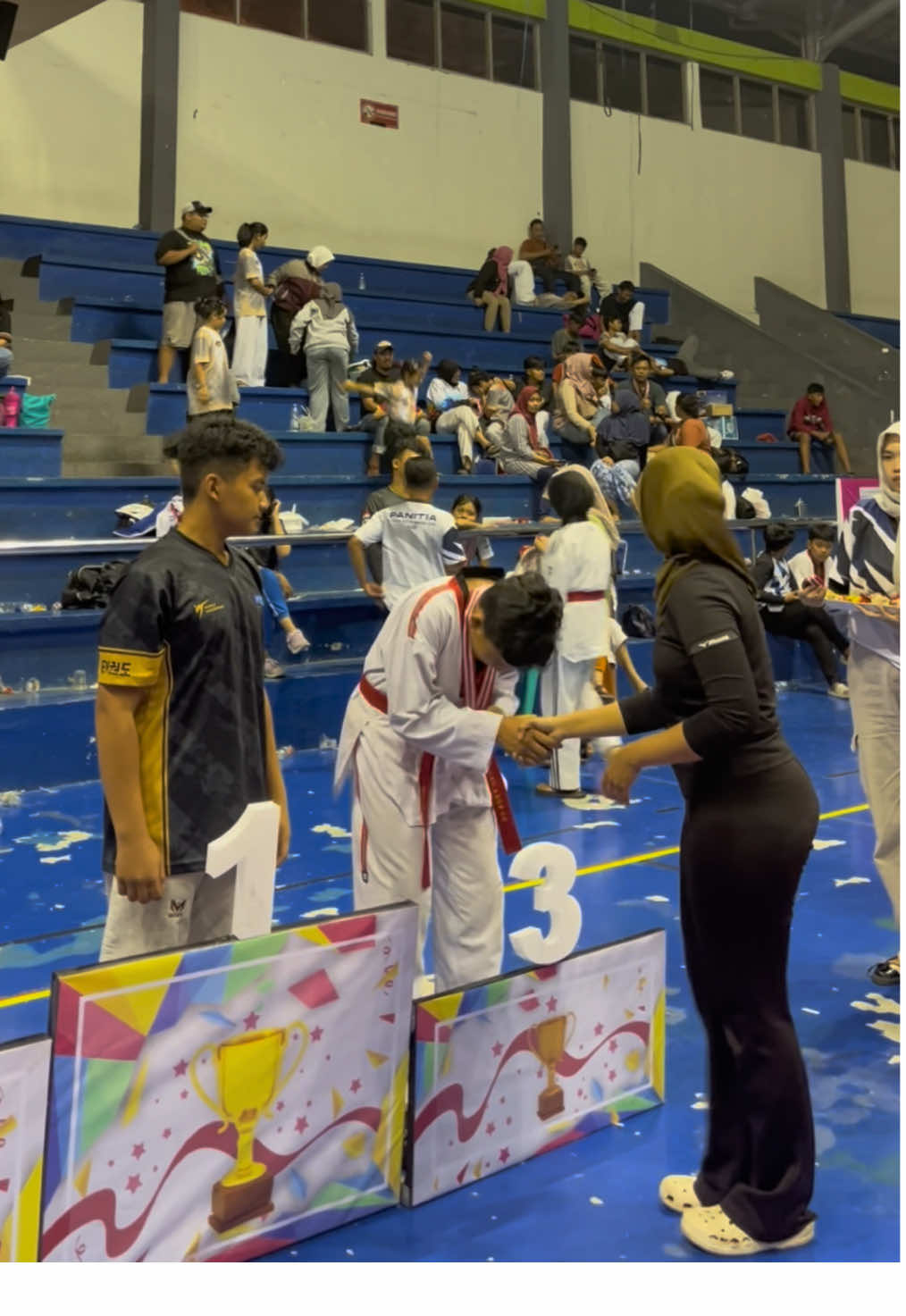 Jadi kangen tanding kalo liat anak2 di event #fyp #taekwondo #coach 