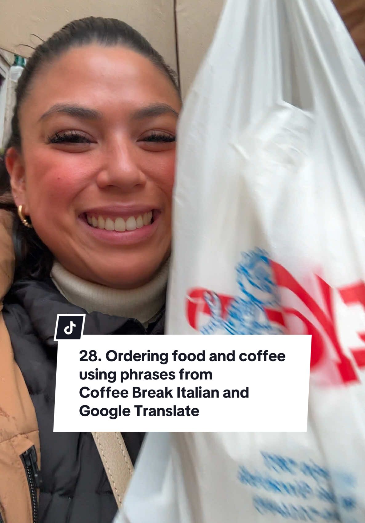 Italian speaking practice using phrases I’ve learned from @Coffee Break Italian and Google translate. 😊  #creatorsearchinsights #learningitalian #italianforbeginners #languagelearning #speakitalian #italianspeaking #parliamoitaliano #italytravel #filipino #calzone 