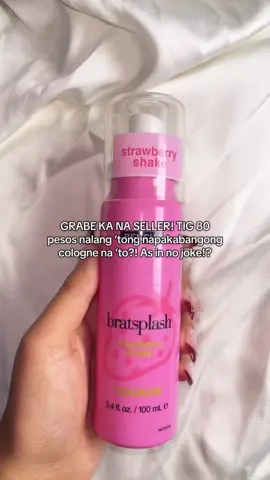 Kung ayaw mong mag-amoy mabango! Huwag na huwag mo itong bibilhin!!! #benchcollogne #strawberryshake #bratsplashstrawberryshake #strawberrycologne #fyp #trendingproducts #perfumetok 