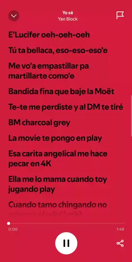 Yo sé - Yan Block #spotify #fyp #parati #yanblock #musica 