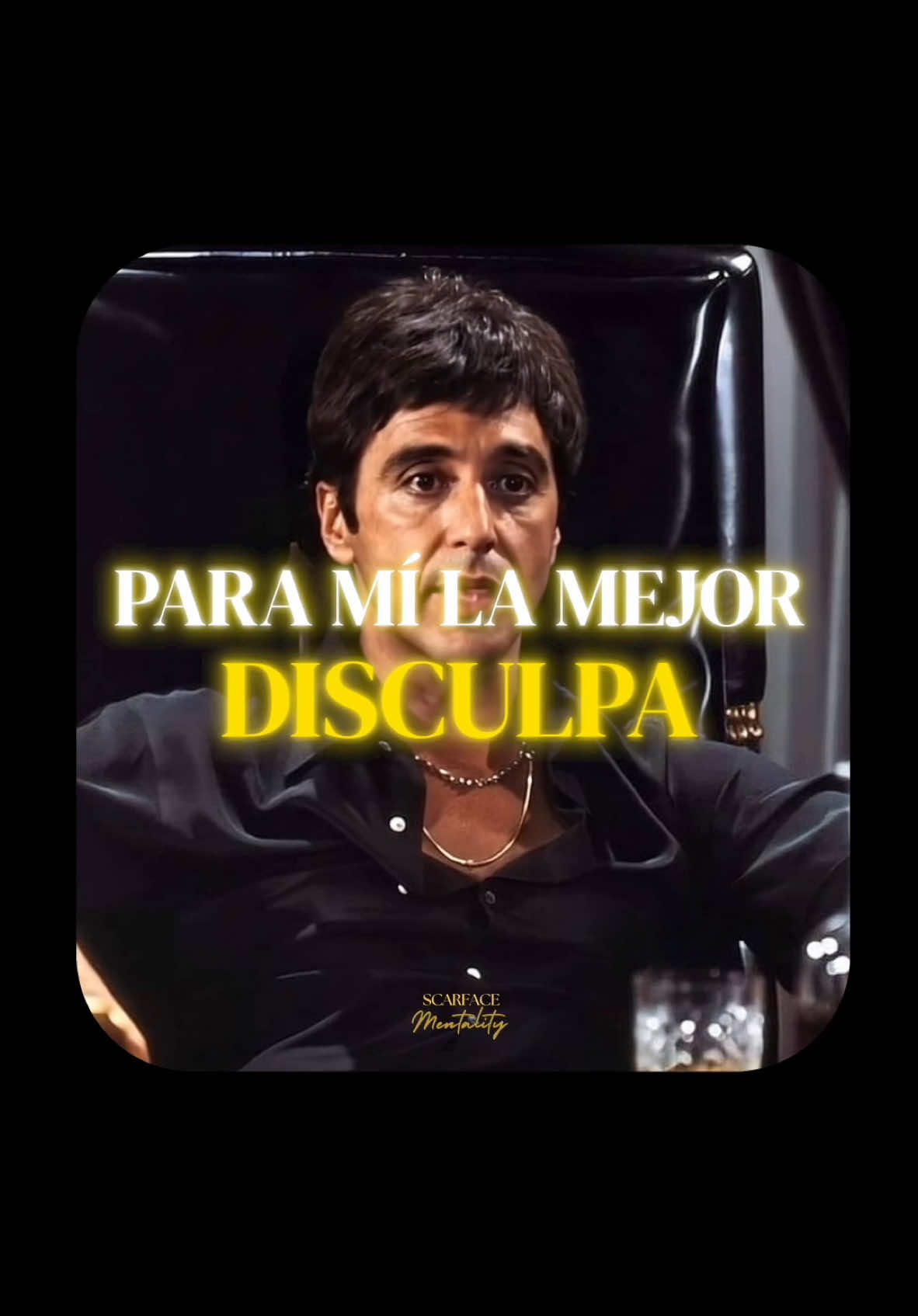 Lección de Vida: La Mejor Disculpa es el Cambio de Actitud. #scarface #leccionesdelavida #reflexionesdelavida #tonymontana 