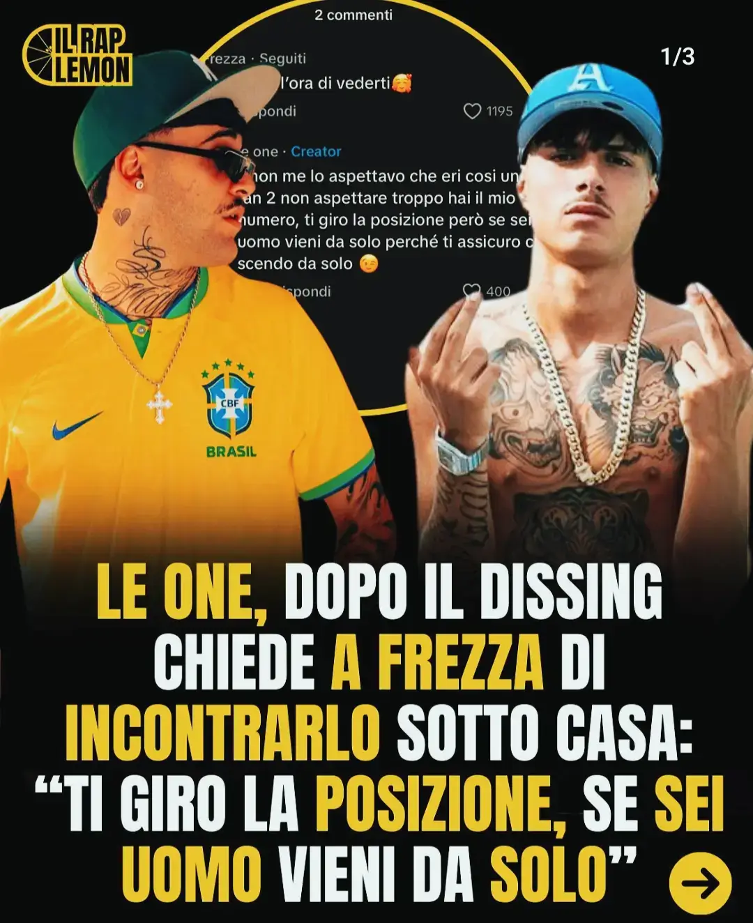 FREZZA + LE ONE #leone #frezza #virale #rapnapoletano #music 