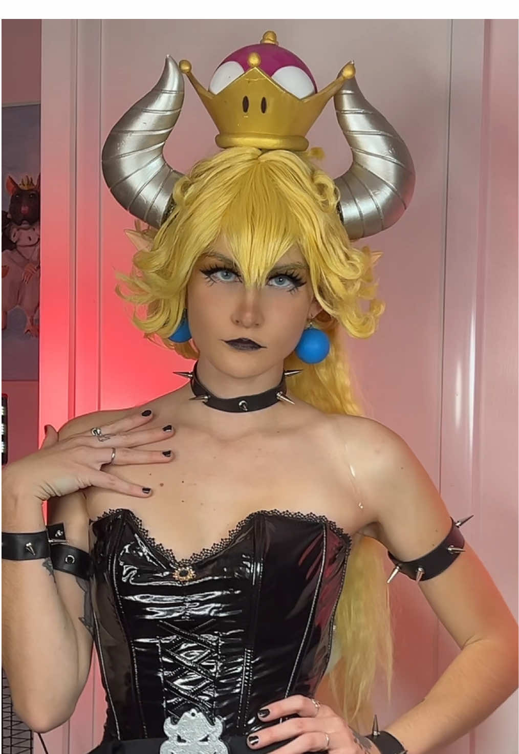 Remake de ma Bowsette cosplay 👑 #mario #bowser #princesspeach #bowsercosplay   