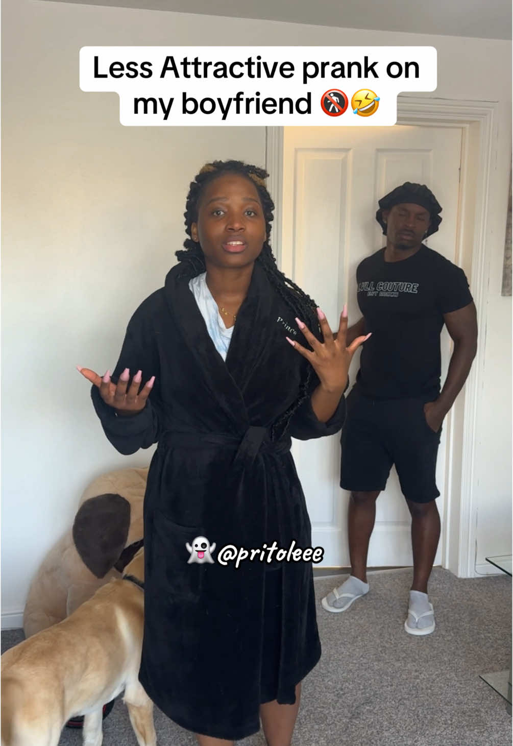 @Prince and Letty  @Prince and Letty I’m less attractive but u call me all sort of names in the bedroom 🤔🤔🙄 #less #attractive #boyfriend #prank #boyfriendprank #fyp #foryou #couple #couplegoals #girlfriend #Relationship #relationshipgoals #relatable  #couplesgoals  #couplecomedy #funny #humor #marriage #husbandwife #marriagehumor #trending #viral #Love #pritolee #princeandletty #xyzbca #fypシ
