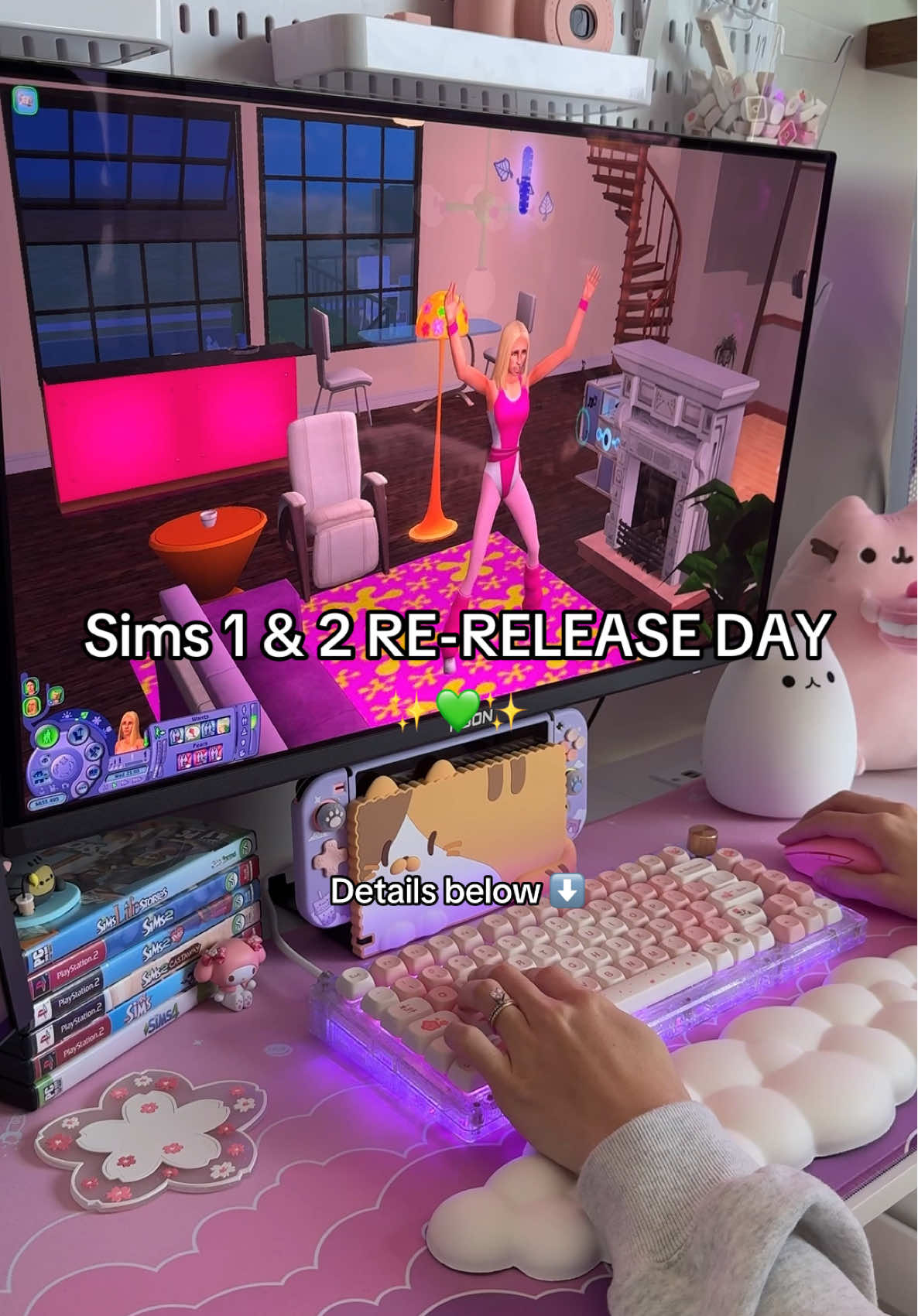 OFFICIALLY RELEASED!! EA just re-released Sims 1 & Sims 2 for PC with all of their original expansions included!! 🥳  A 25th anniversary gift from Sims, these new remastered games will be released for Windows 10 & 11 users. They are NOW available on EA Games!   Who else is excited about this?? 🤭 #pcgaming #sims #sims2 #simstok #girlgamer #cozygames #thesims #sims4 