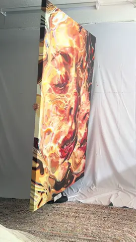 This painting will forever be one of my proudest works, going to be hard to sell her #makingart #paintingreveal #losangelespainter #paintingprocess #oilpainting #contemporarypainter #largecanvasart #artreveal #artinspiration #artistlife 