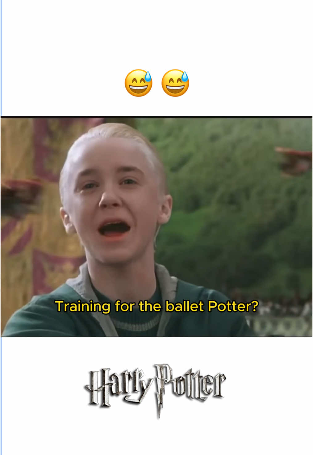 Ballet Potter 😎 #harrypotter #dracomalfoy #gryffindor #slytherin 