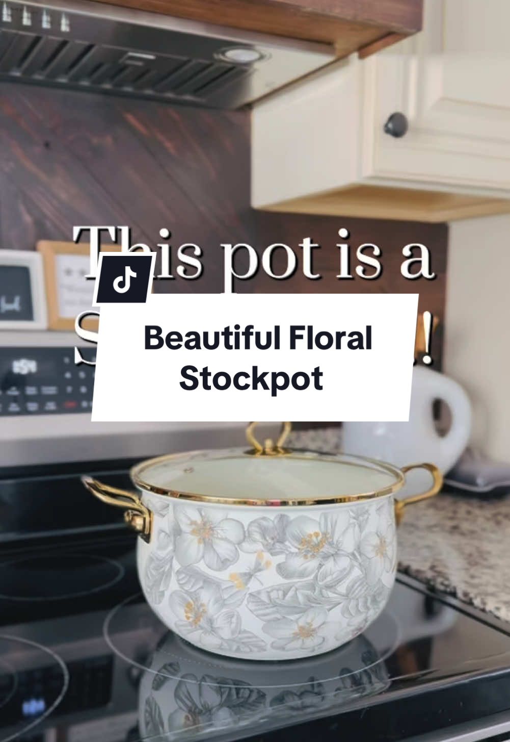 Soup season is here, get the beautiful pot to make it in! #vintagestockpot #floralstockpot #kitchengadgets #soupseason #cookingtoolsyoudidntknowyouneeded #tiktokshoploveatfirstfind 