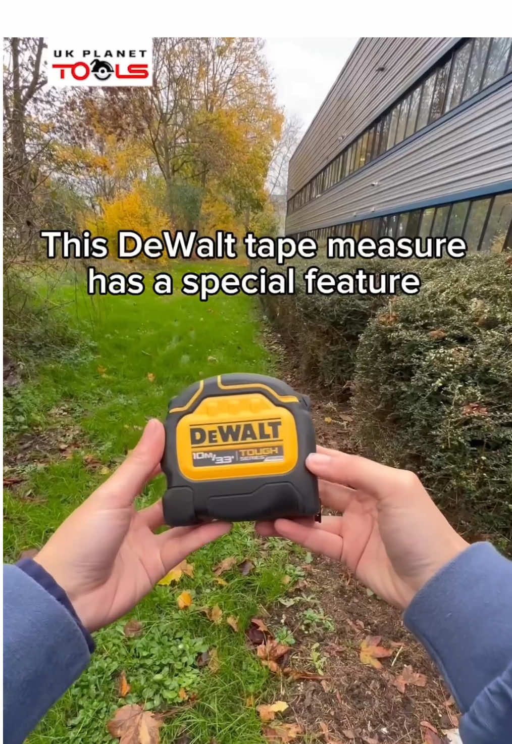 Be ready to measure in any situation with Dewalt’s guaranteed tough, versatile tape measure. #Dewalt #Dewaltuk #ukplanettools #handtools #toolsofthetrade #construction 