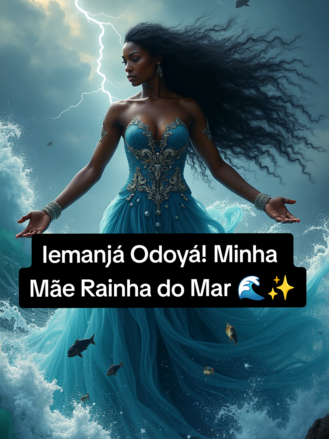 Iemanjá Odoyá! Minha Mãe Rainha do mar #Iemanjá #Odoyá #RainhaDoMar #Umbanda #Candomblé #Fé #ReligiãoAfro #MãeDágua #Axé #Orixás #CulturaAfroBrasileira #Mar #FéEGratidão #Espiritualidade #Yemanjá #vibraçõespositivas