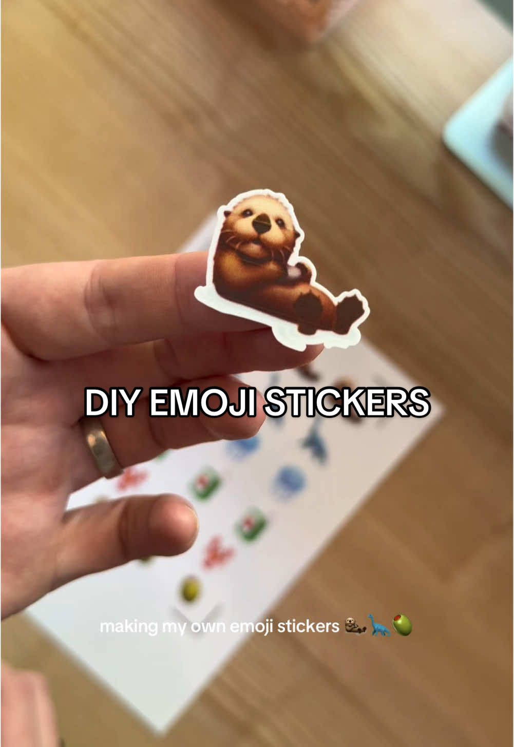 Brb stickering the Otter and Olive to everything I own.  If you love stickers and emojis like me, here’s a tutorial for how to make emoji stickers using the @cricut_anz 🦦  #diystickers #emojistickers #stickers #junkjournaling #cricut #cricutprojects