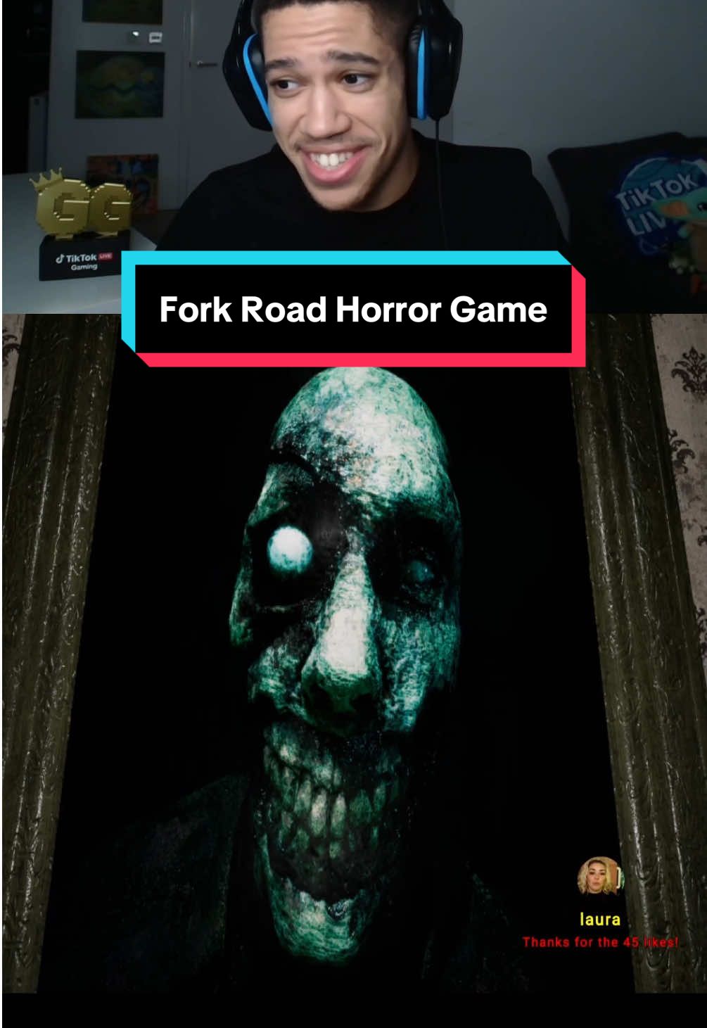 The jumpscares in this game had me fighting for my life… 😰 (Fork Road) #gaming #horror #horrorgame #horrorgames 