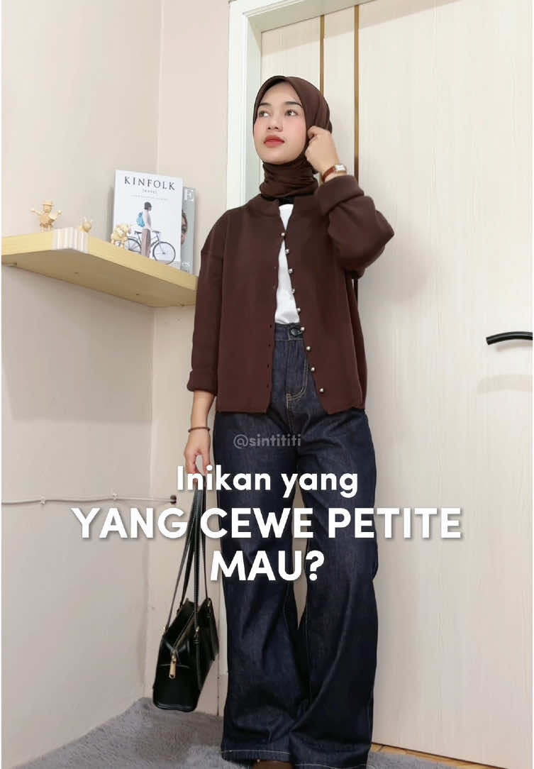 Jeans buat ciwi2 petiteeee #jeans #jeanswanita #jeanshighwaist 