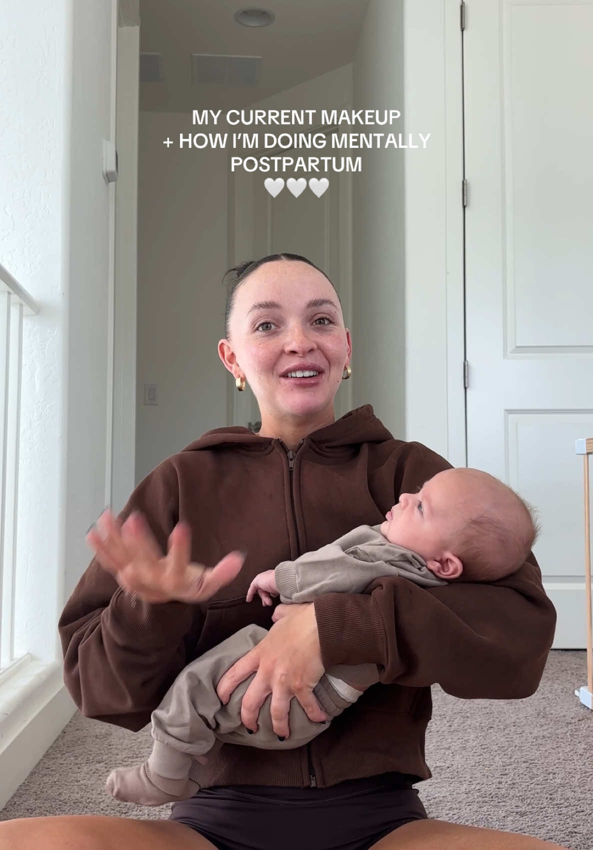 POSTPARTUM IS A WILD🎢🎢when did you start to feel like you again? Six months was a turning point for me with my first🤍 #MomsofTikTok #postpartum #postpartumjourney #postpartumrecovery #fyp #foryou #grwm #makeup #toddlermom #secondtimemom #mommy #motherhoodunfiltered 