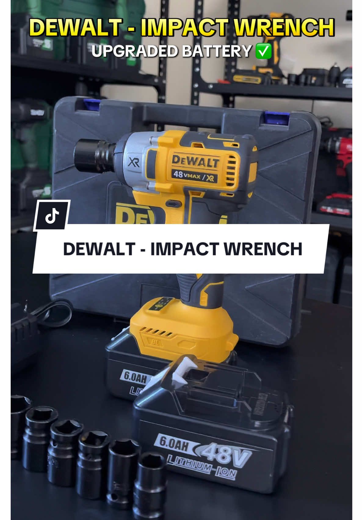 Replying to @Aaronlouis PANG MALAKASAN TALAGA AT MATAGAL MALOWBAT ANG DEWALT IMPACT WRENCH 💯 #tools #affordable #trending #fyp 