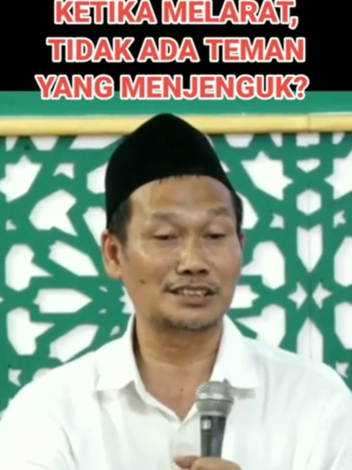 ketika melarat tidak ada #teman yang menjenguk #gusbaha