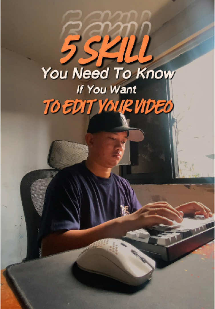 5 SKILLS YOU NEED TO KNOW IF YOU WANT TO EDIT YOUR VIDEO 1️⃣ Storytelling – Keep viewers engaged by crafting a smooth, compelling narrative. 2️⃣ Transitions – Guide your audience seamlessly from scene to scene for a professional touch. 3️⃣ Sound Design & Music – Good visuals need great audio! Master syncing, effects, and background music. 4️⃣ Color Grading – Make your footage look cinematic with polished color tones. 5️⃣ Creativity – Add your unique style to every edit and make your work stand out. Watch tutorials, practice daily, and let your edits speak for themselves. 📌 Save this & tag a friend #VideoEditing #EditingSkills #ContentCreation #Filmmaking #SocialMediaMarketing #jeykrazol