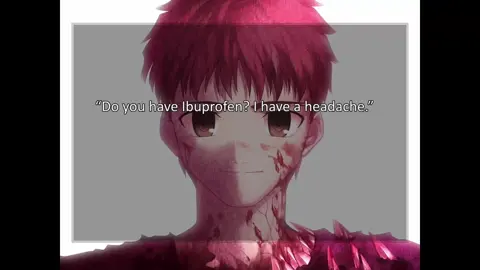 My boy needs some Advil#abridged #VoiceActing #Fate #animefyp