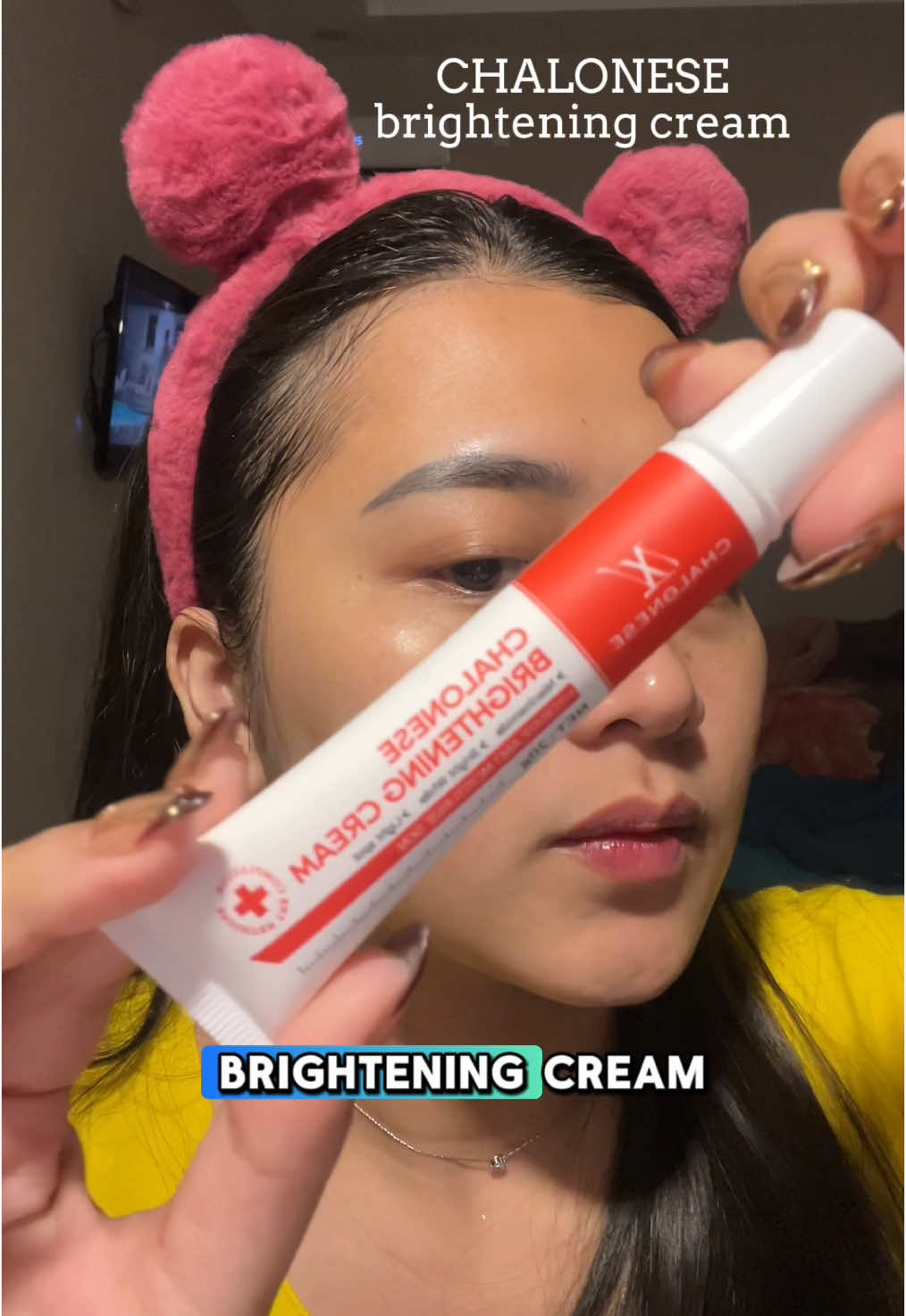 Buat flek hitam ampuh sih ini 🙂‍↔️ #creamchalonese #kecantikanalami #bpomskincare #flawlessglow 