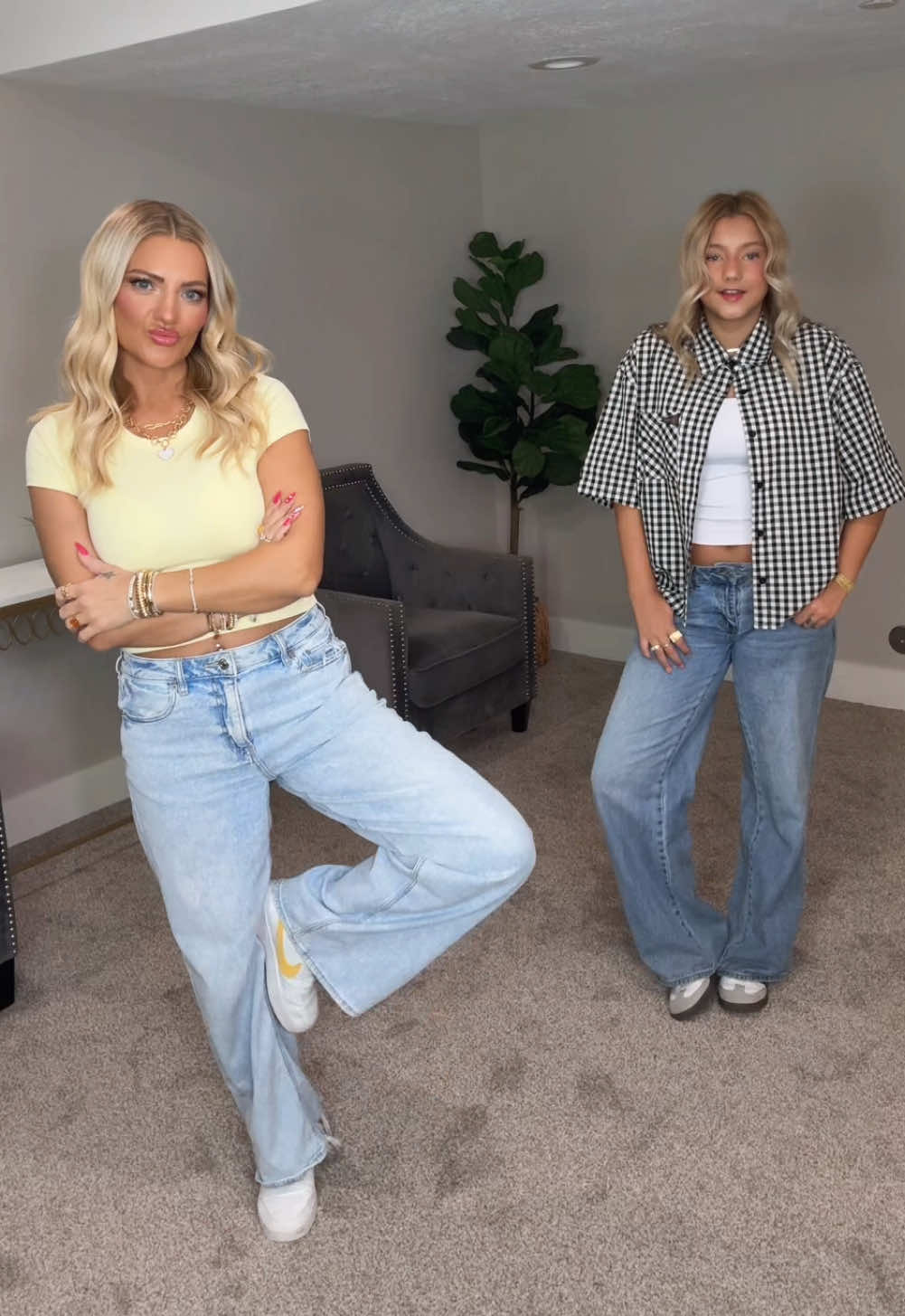 Fittttt #fitcheck #fyp #draft #motherdaughter #inspo #vibes #teen #utah #beccaandadds #blonde #foryoupage #mom #daughter #ootdinspo #fashion #style #fypシ゚viral #beccaandadds #trending #aesthetic #outfits #girls