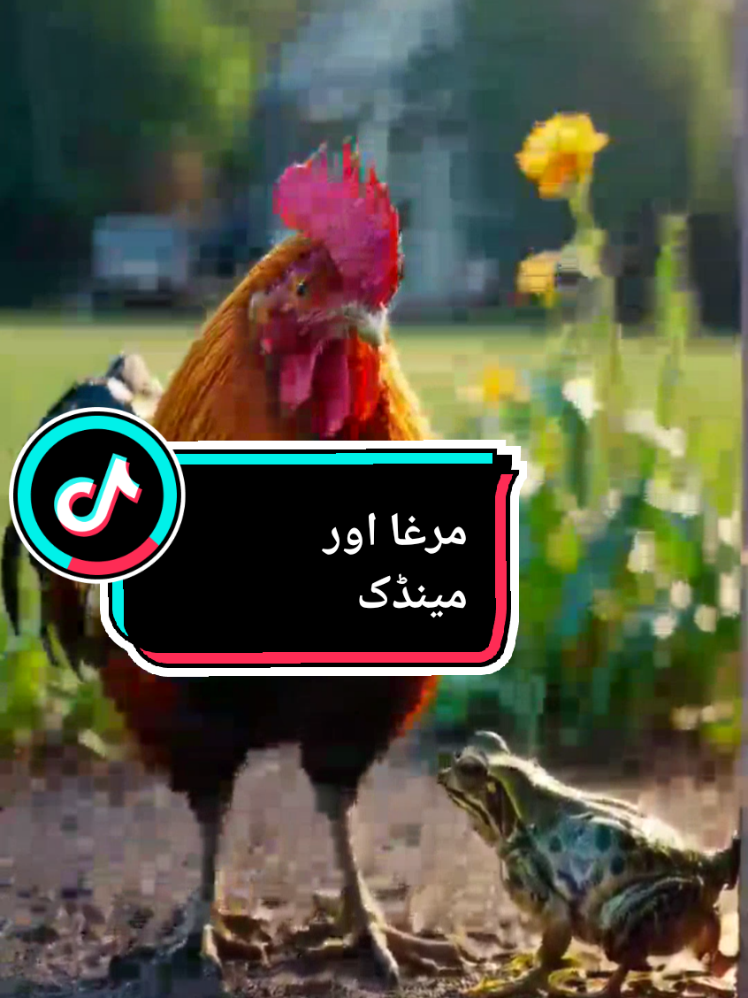 Rooster and Frog  Rooster and frog . . . #Rooster  #hen #pakistani #comedy #relty #muhabat😢😢 #tik_tok #uktiktok #مینڈک #مرغا #بانگ 