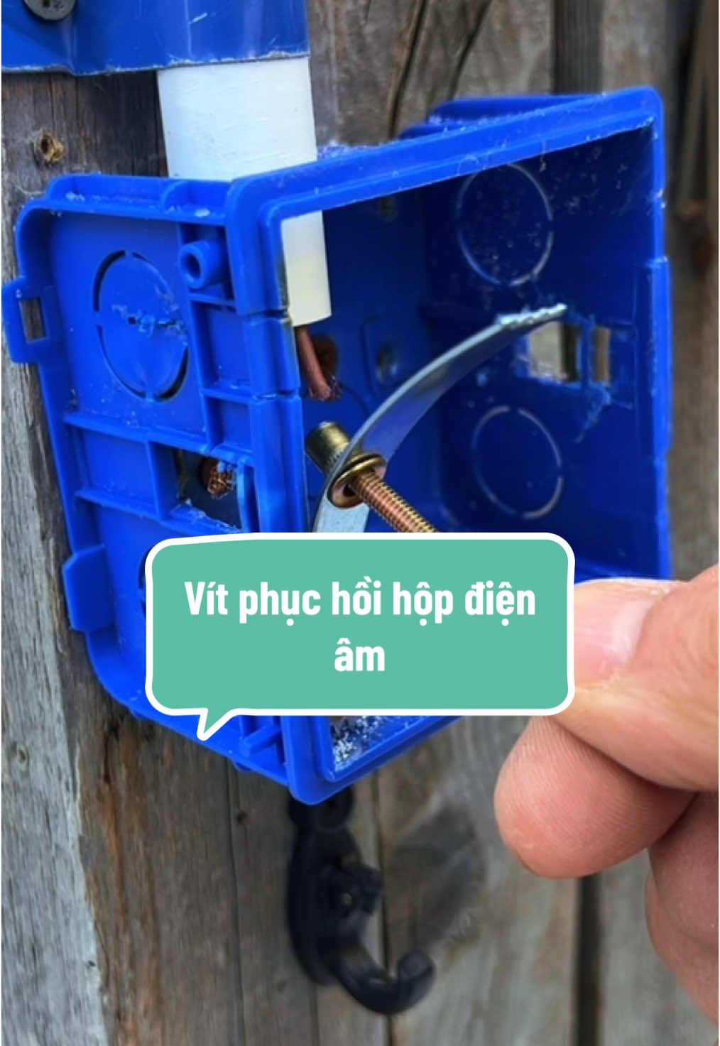 Vít phục hồi hộp điện âm , cố định hộp điện chắc chắn #vitphuchoiodien #vitcodinhodien #vitphuchoiocam #hopdienam 