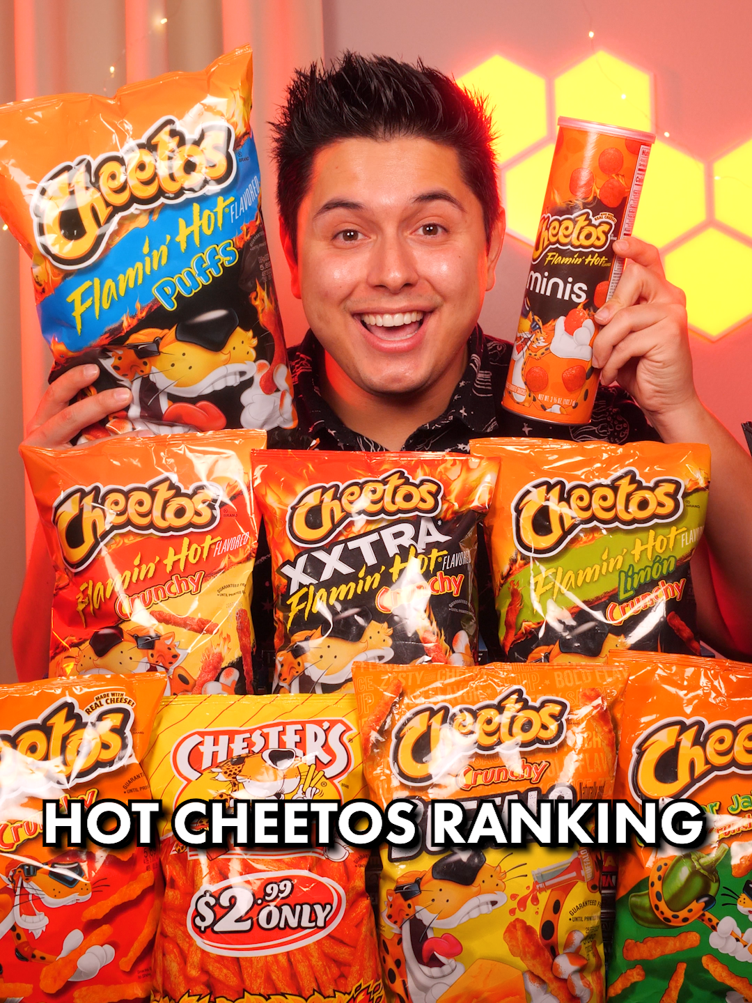 Flamin' Hot Cheetos Ranking 🔥 @flaminhot  | #ASMR #relaxing #relax #asmrsounds #satisfying #asmrvideo #asmrtiktoks #sleep #sounds #whisper #funny #relaxation #hotcheetos #spicy #chips #food #review #ranking
