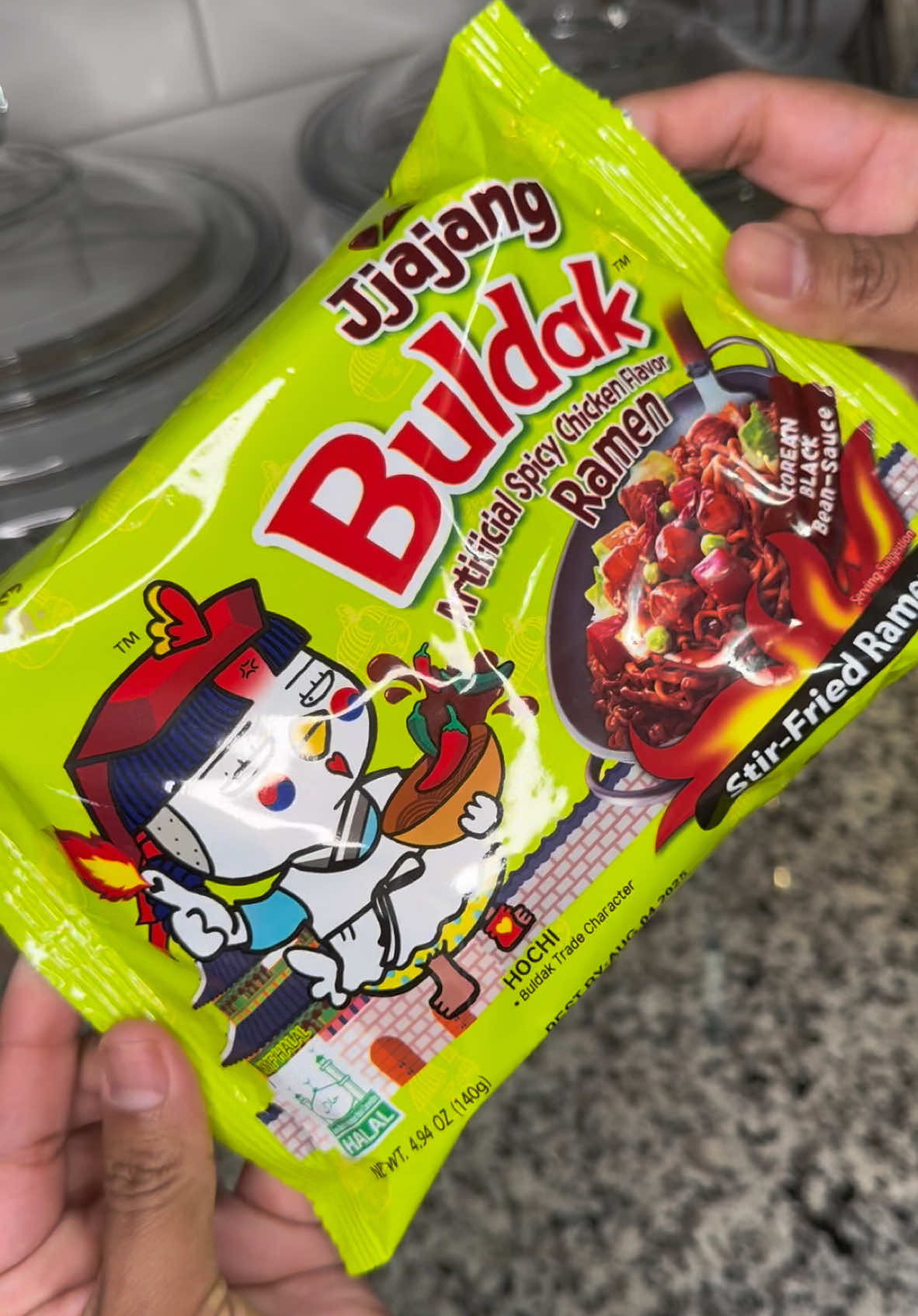 Buldak Black Bean Noodles 🍜  #buldak #blackbeannoodles #noodles #fyl #parati #yum 