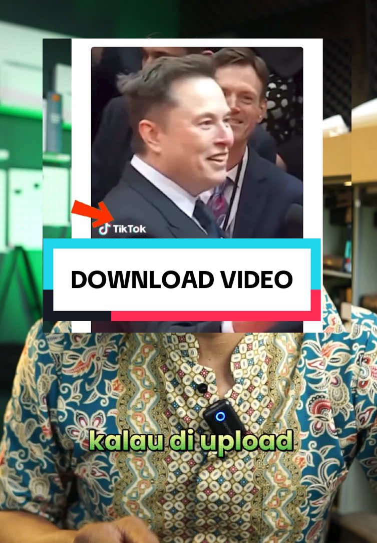 Cara download video di tiktok tanpa watermak #edukasitiktok 