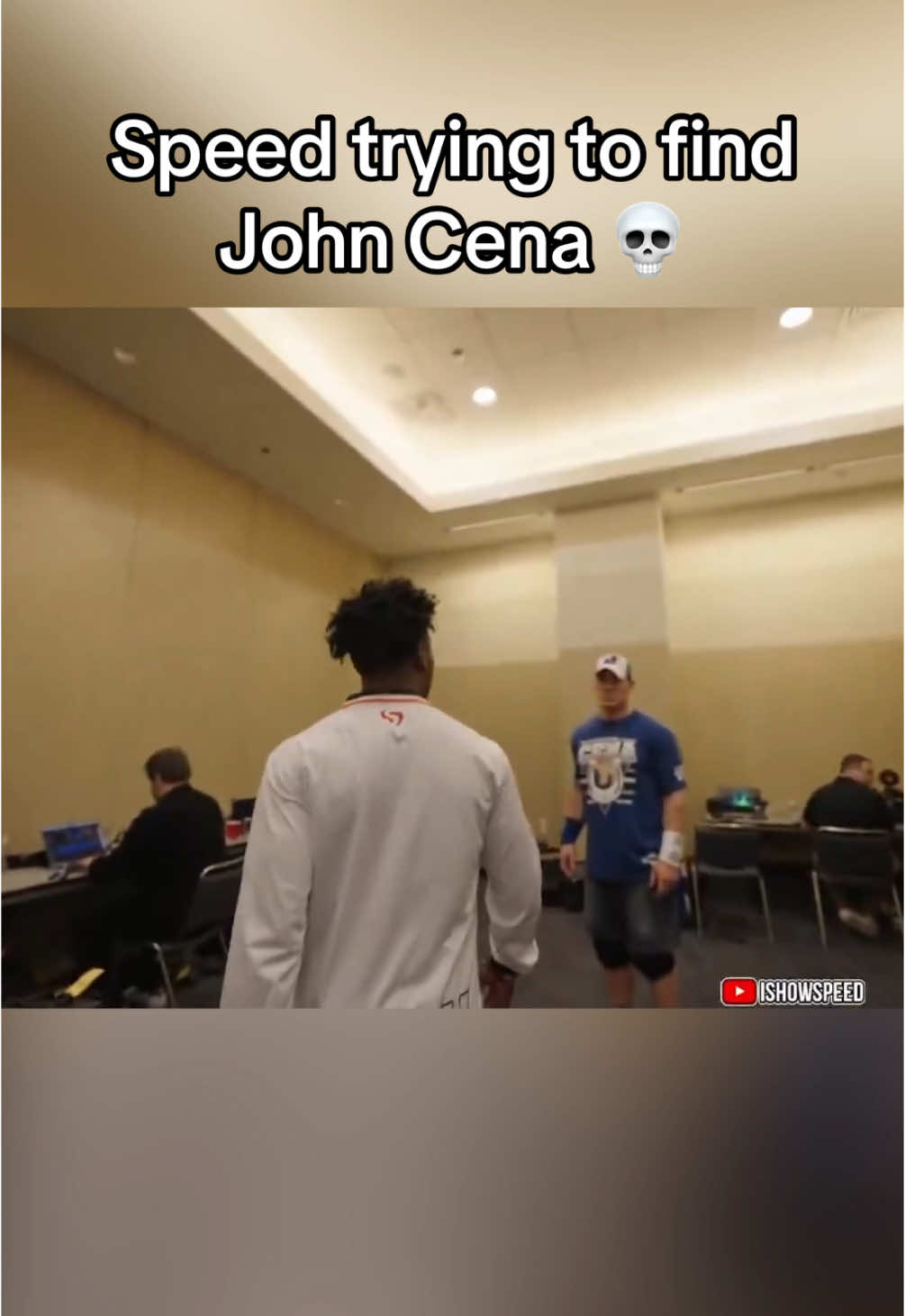 😭😭😭. (@IShowSpeed) #WWE #speed #streaming #johncena 