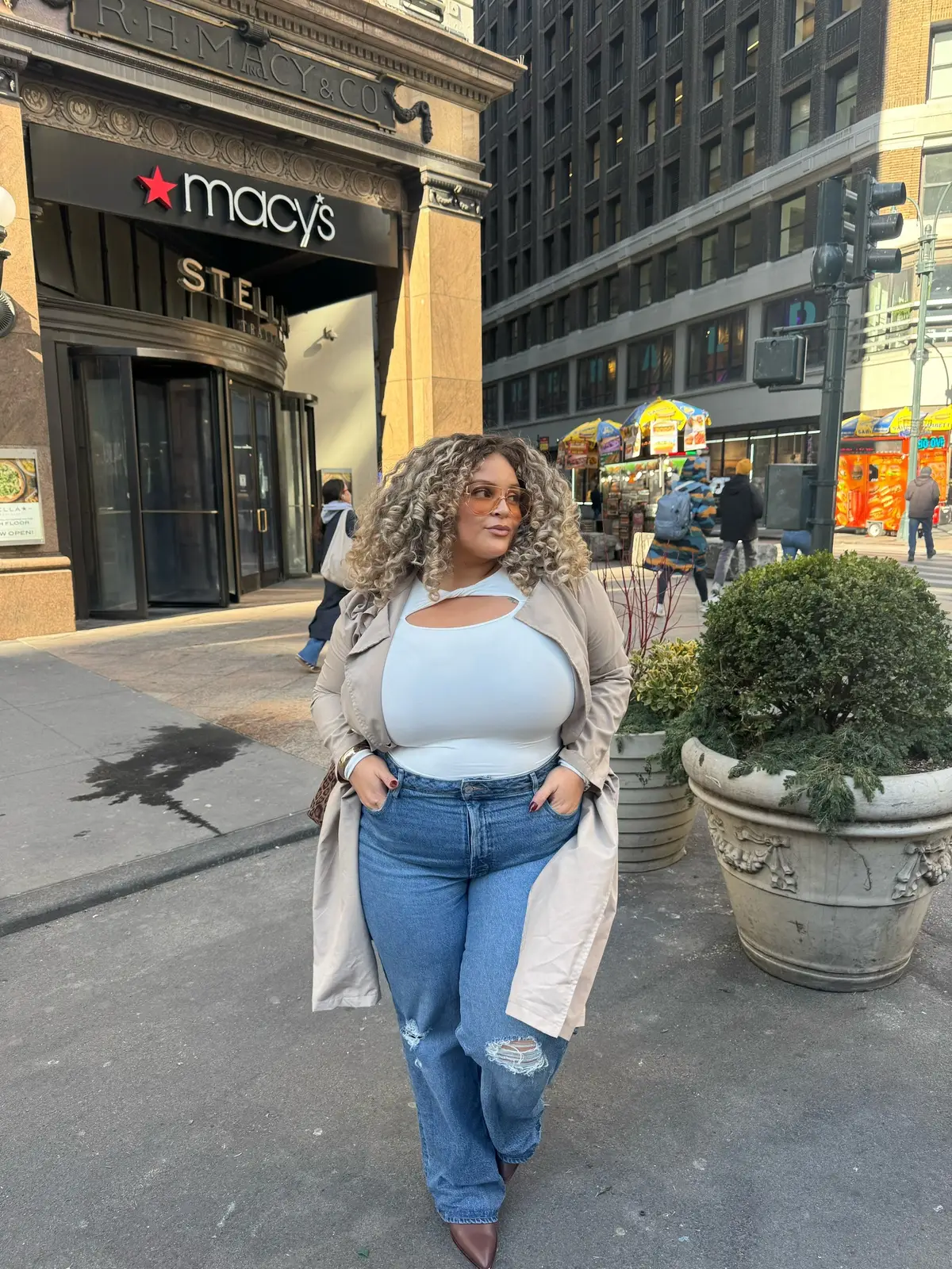 Beauty & brunch event with @Macy’s outfit linked on my LTK (link in bio) ❤️ #plussizefashion #outfitinspo 