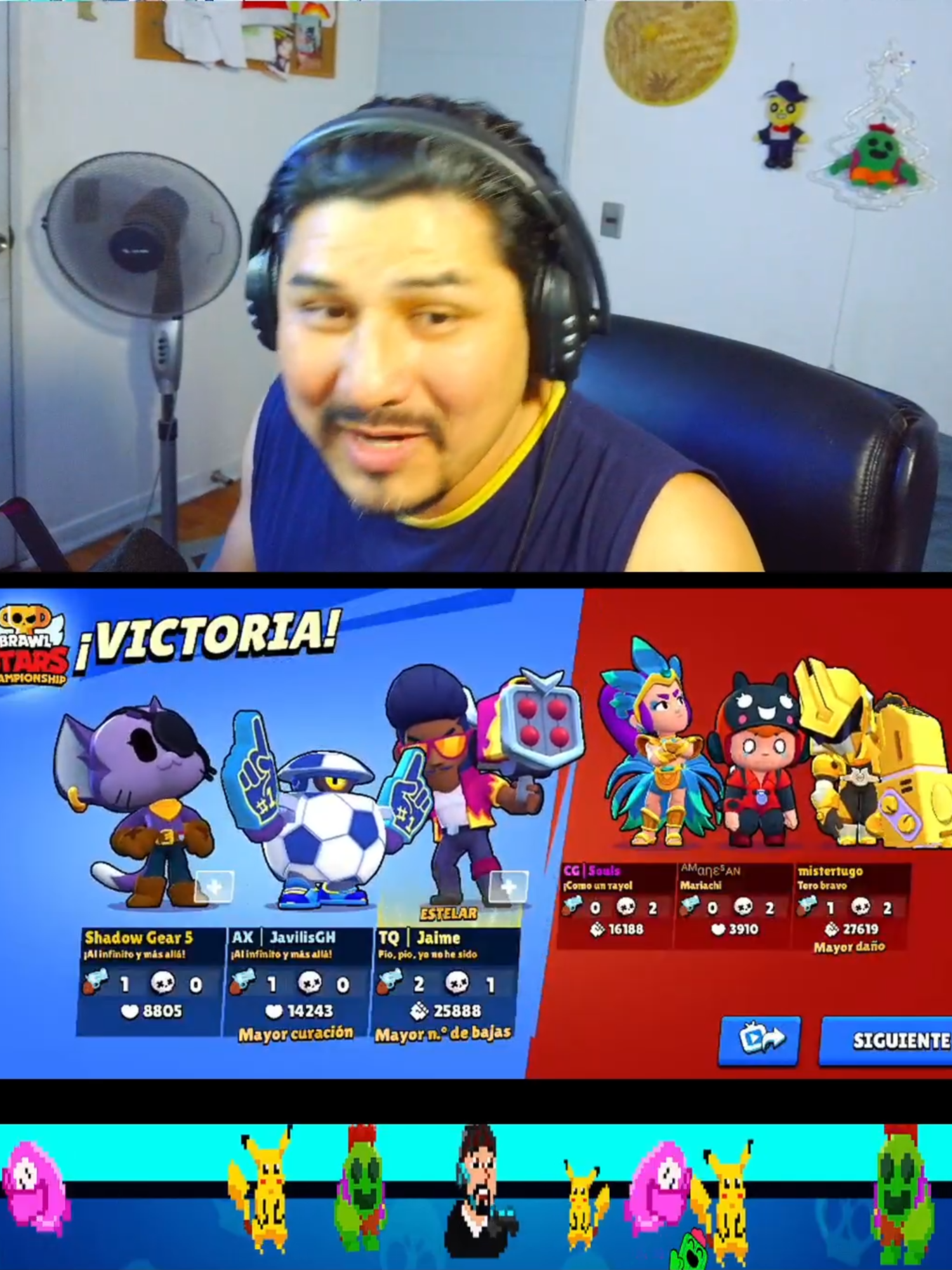 DESAFIO DE LAS 15 WINS  TEAM GH - BRAWLSTARS #brawlstars #supercell #gamer #gaming #GamingOnTikTok #trendingvideo #trendingsong #video #viral_video #foryoupage❤️❤️ #brawlpassplus #brawlpass #legendario #teamgh #desafío #championship