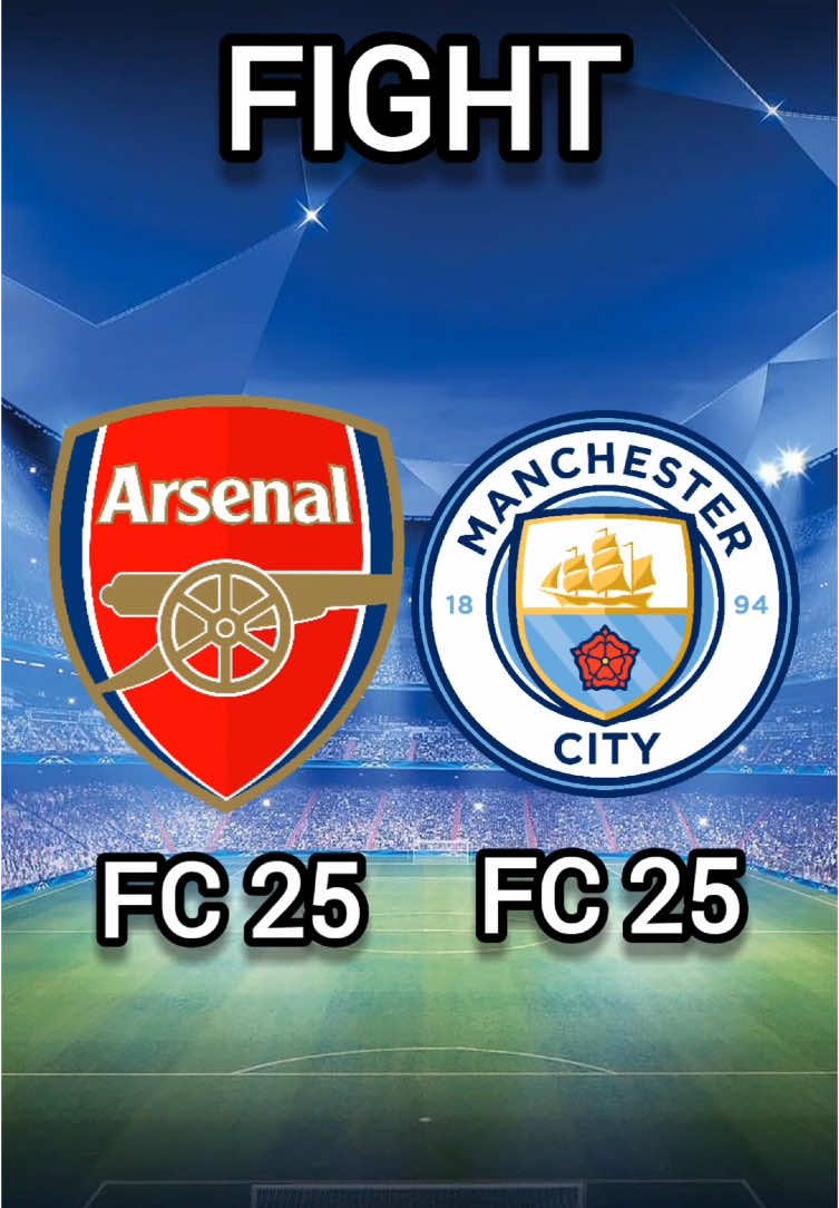 Arsenal vs Manchester City #fifa #fc25 #arsenal #mancity 