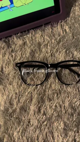 Black 🔍👓 #แว่นตา #แว่นตาแฟชั่น #แว่นตาขอบดํา #แฟชั่น #แนะนำ 