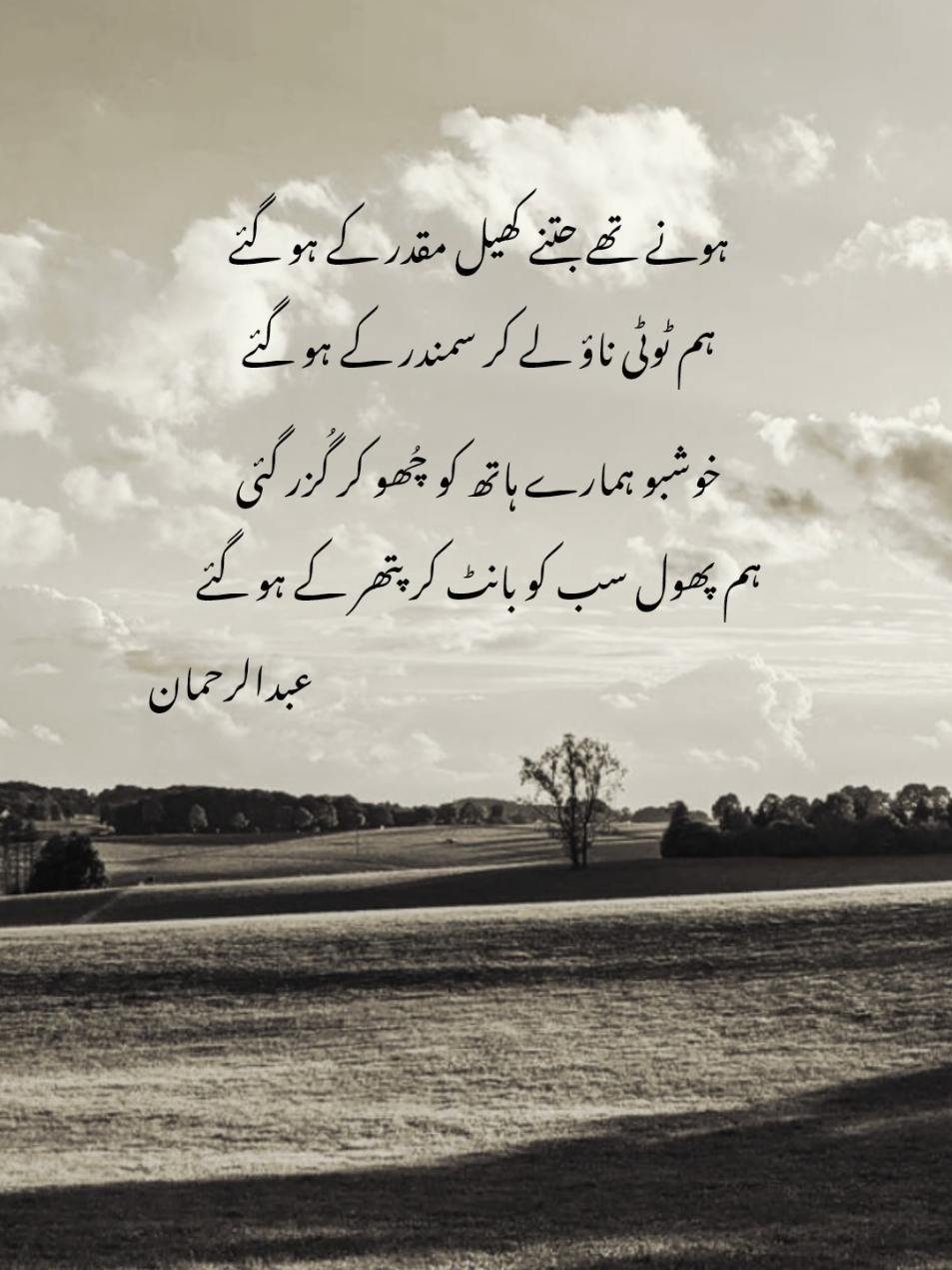 خوشبو ہمارے ہاتھ کو چُھو کر گُزر گئی  ہم پھول سب کو بانٹ کر پتھر کے ہو گئے 🥺۔ . . . . . #foryoupageofficial #urdupoetry #deepthoughts #sadpoetry #shayari #shayarilover #shayaristatus #poetry #poetrystatus #grow #reach #account #unfreeze 