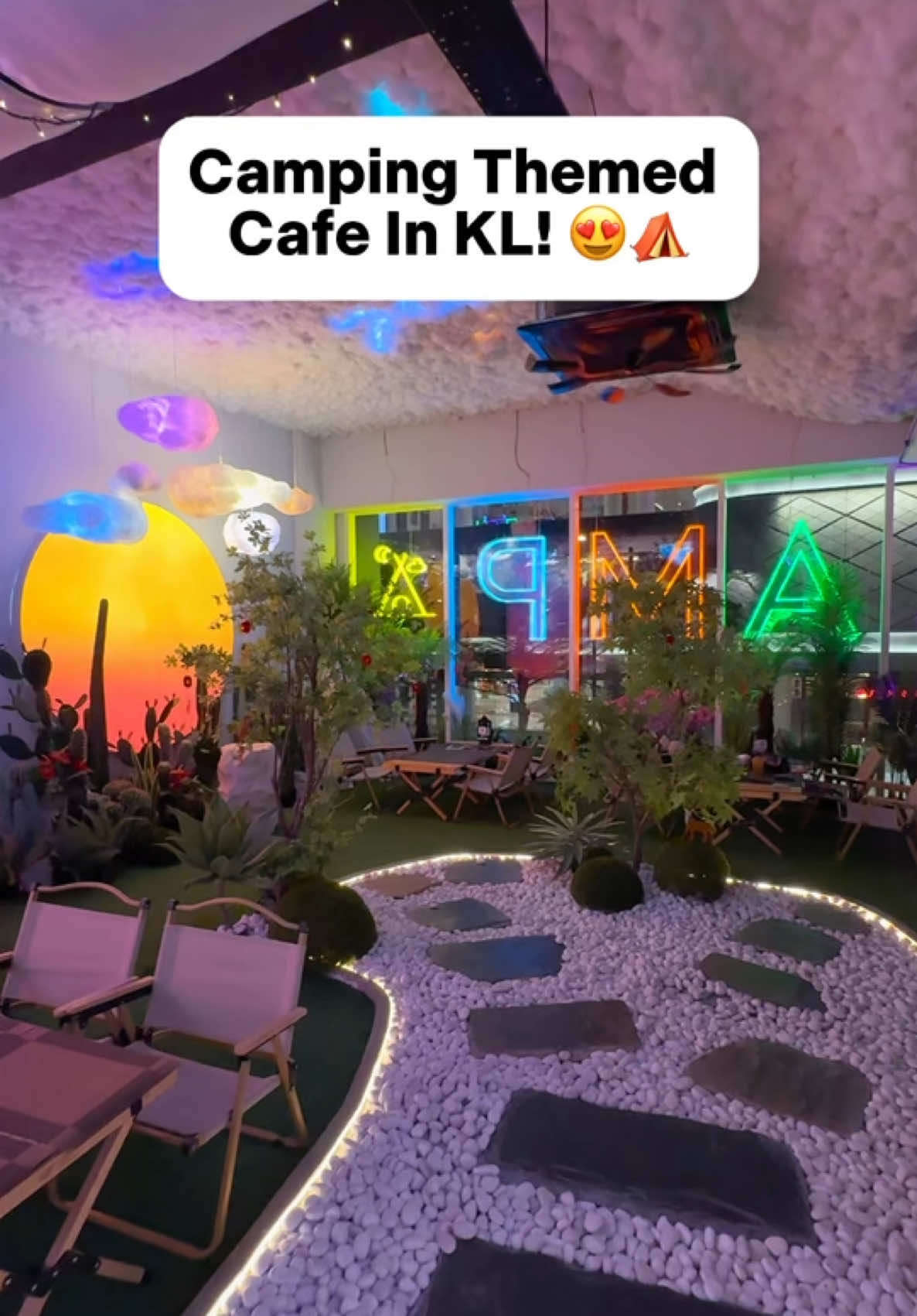 Check out this camping themed cafe in KL! 😍⛺️ . 📌 It’s CAMP@ B9, located in Bukit Jalil. This camping cafe ☕️ serves a variety of creative fusion dishes that blend different flavors in exciting ways. With a cozy and welcoming atmosphere, it’s the perfect place to enjoy a delicious 😋 meal and relax❤️. . 【 CAMP@ B9 】 📍 B-9-2, Pusat Perdagangan, Bandar Bukit Jalil, Kuala Lumpur ✅ 12pm - 11pm (Daily) 📞 013-535 8078 . #bukitjalil #camp #cafe #campcafe #kl 